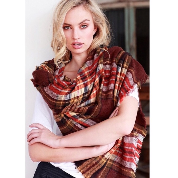 Accessories - SALE✨LAST 1✨5⭐️NEW! PLAID BLANKET WRAP SHAWL SCARF